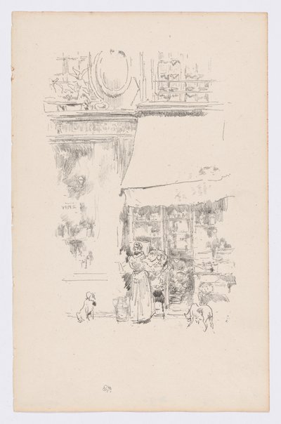 La Fruitière de la rue de Grenelle door James Abbott McNeill Whistler