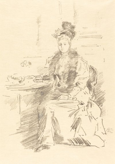 La Jolie New Yorkaise door James Abbott McNeill Whistler