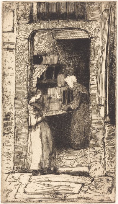 La Marchande de Moutarde, 1858 door James Abbott McNeill Whistler
