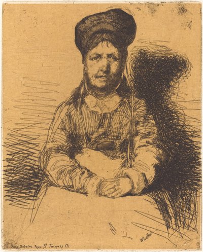 La Retameuse, 1858 door James Abbott McNeill Whistler