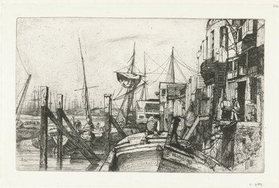 Limehouse door James Abbott McNeill Whistler