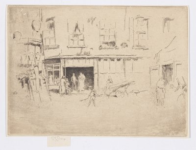 Little Court, ca.1880-81 door James Abbott McNeill Whistler