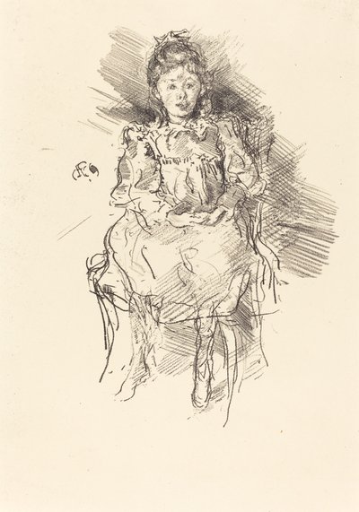 Kleine Dorothy, 1896 door James Abbott McNeill Whistler