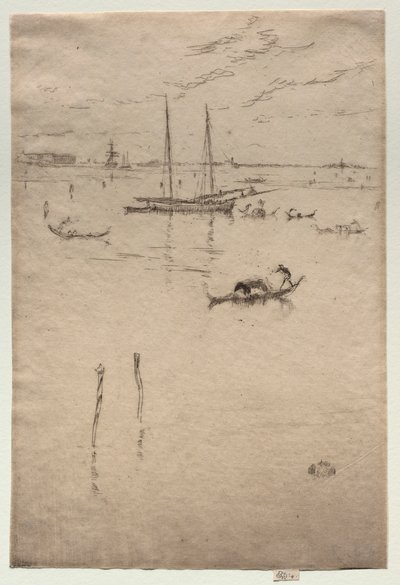 Kleine Lagune door James Abbott McNeill Whistler