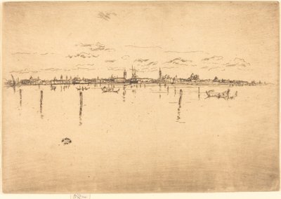 Klein Venetië, 1880 door James Abbott McNeill Whistler