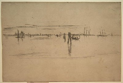 Lange Lagune, c.1879-80 door James Abbott McNeill Whistler