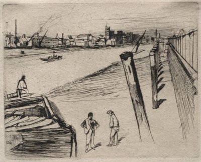 Millbank, 1861 door James Abbott McNeill Whistler