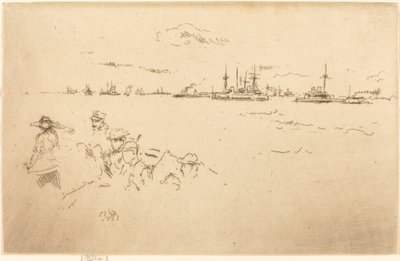 Monitoren, 1887 door James Abbott McNeill Whistler