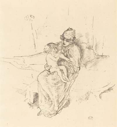 Moeder en Kind, Nr. 1, 1891-1895 door James Abbott McNeill Whistler