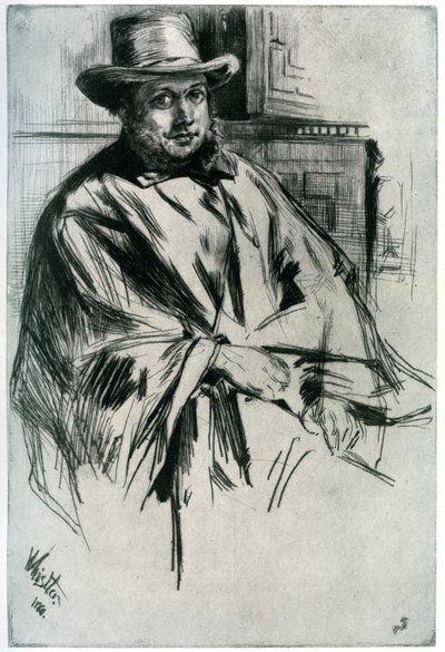 Mr Mann, 1860 1904 door James Abbott McNeill Whistler