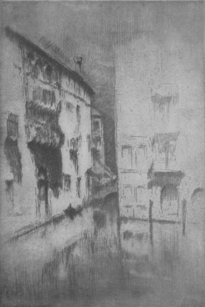 Nocturne - Paleizen, 1878 door James Abbott McNeill Whistler