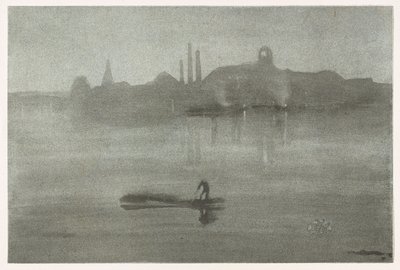 Nocturne, 1878 door James Abbott McNeill Whistler