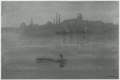 Nocturne door James Abbott McNeill Whistler