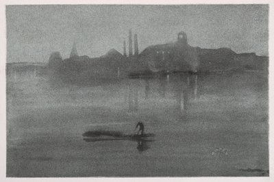 Nocturne, 1878 door James Abbott McNeill Whistler