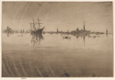 Nocturne door James Abbott McNeill Whistler