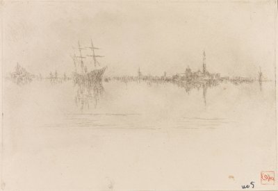 Nocturne, 1879-1880 door James Abbott McNeill Whistler