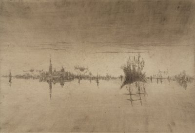 Nocturne, 1879-80 door James Abbott McNeill Whistler