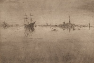 Nocturne door James Abbott McNeill Whistler