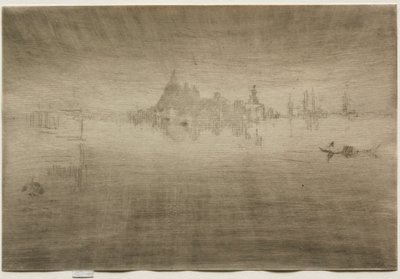 Nocturne: Salute door James Abbott McNeill Whistler
