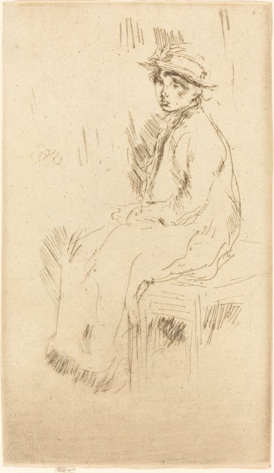 Nora Quinn door James Abbott McNeill Whistler