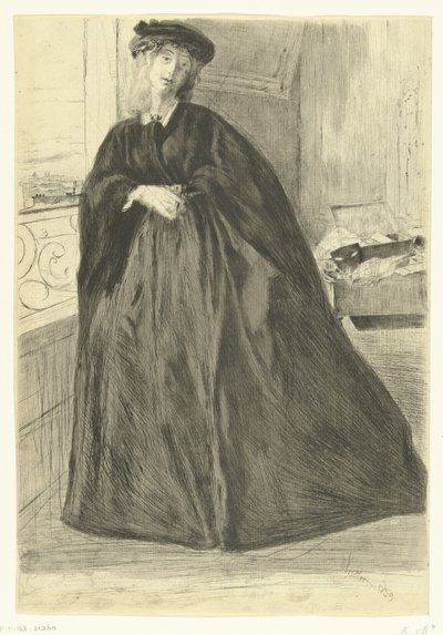 Portret van Finette door James Abbott McNeill Whistler