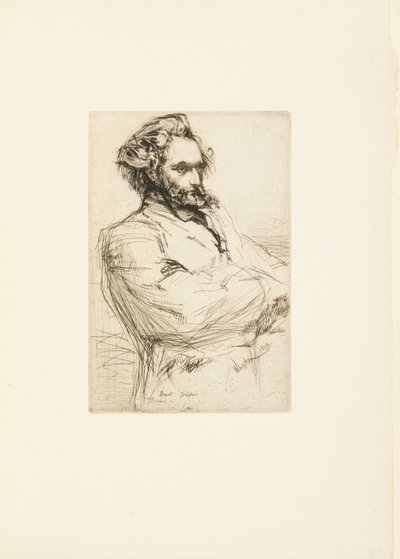 Drouet door James Abbott McNeill Whistler