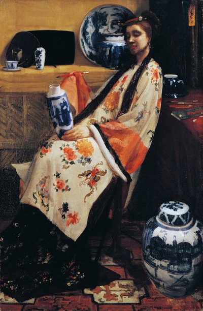 Paars en Roze: Lange Leizen van Zes Markeringen door James Abbott McNeill Whistler