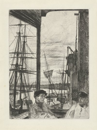 Rotherhithe door James Abbott McNeill Whistler