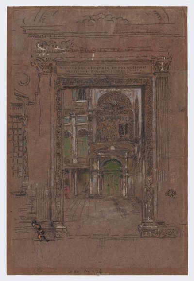 San Giovanni Apostolo et Evangelistae door James Abbott McNeill Whistler
