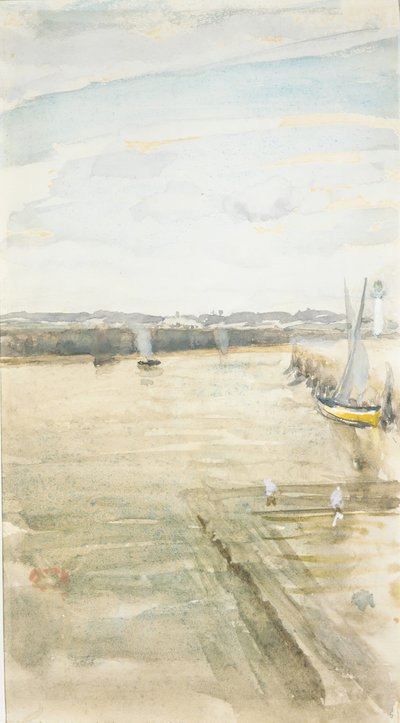 Scène op de Mersey door James Abbott McNeill Whistler
