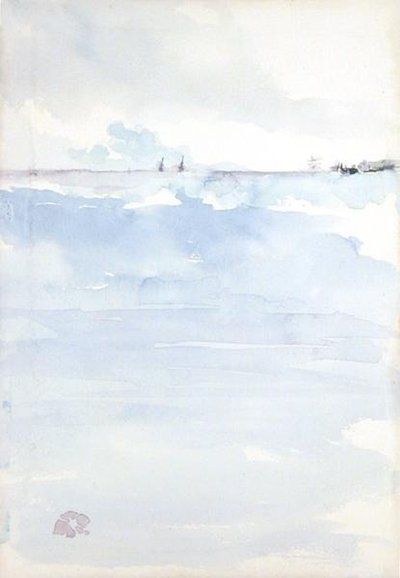 Zeegezicht door James Abbott McNeill Whistler