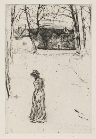 Speke Hall, No. 1, 1870 door James Abbott McNeill Whistler