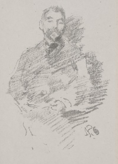 Stéphane Mallarmé door James Abbott McNeill Whistler