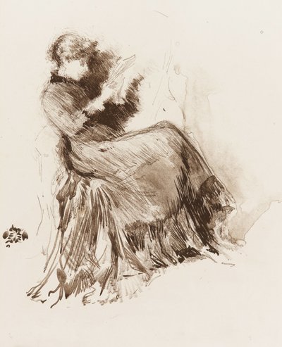 Studie, 1878 door James Abbott McNeill Whistler