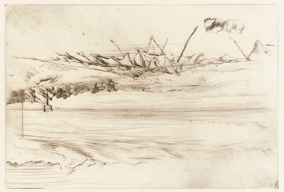 Het Strand, Hastings door James Abbott McNeill Whistler