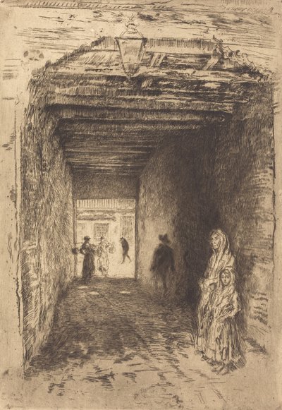 De bedelaars, 1879-1880 door James Abbott McNeill Whistler