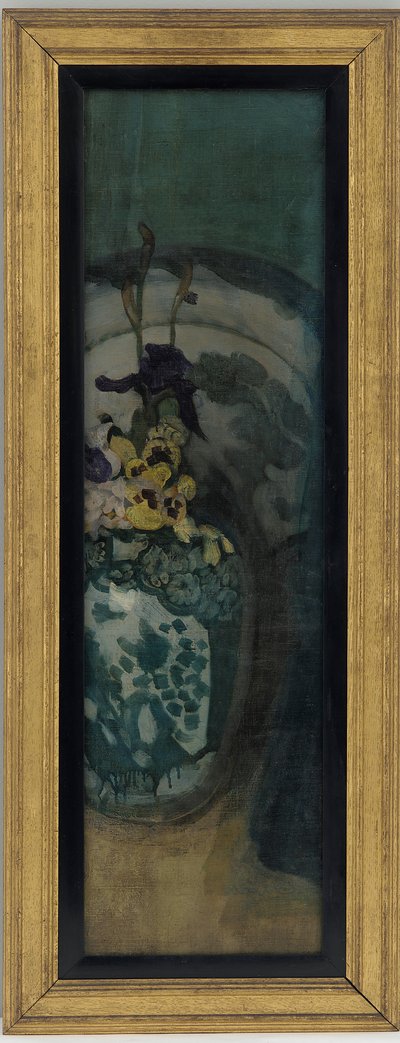 Het Blauwe Meisje fragment: Paars en Blauw, 1872-1876 door James Abbott McNeill Whistler