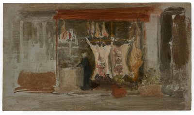 De Slagerij, ca. 1888-89 door James Abbott McNeill Whistler