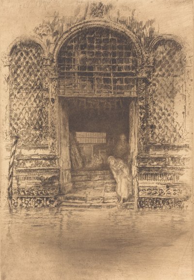 Deur, 1880 door James Abbott McNeill Whistler