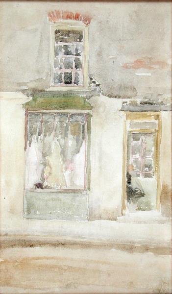 De naaiwinkel, c.1897-98 door James Abbott McNeill Whistler