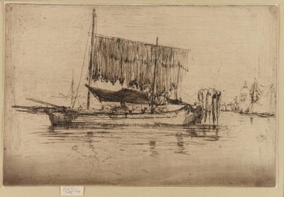 De Vissersboot, 1879-1880 door James Abbott McNeill Whistler