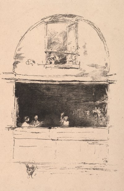 De Smidse, Passage du Dragon, 1894 door James Abbott McNeill Whistler