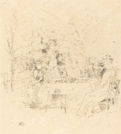 De Tuin, 1891 door James Abbott McNeill Whistler