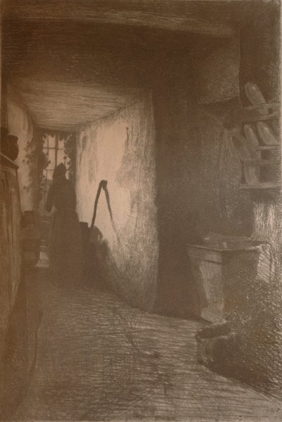 De Keuken, 1858, 1904 door James Abbott McNeill Whistler