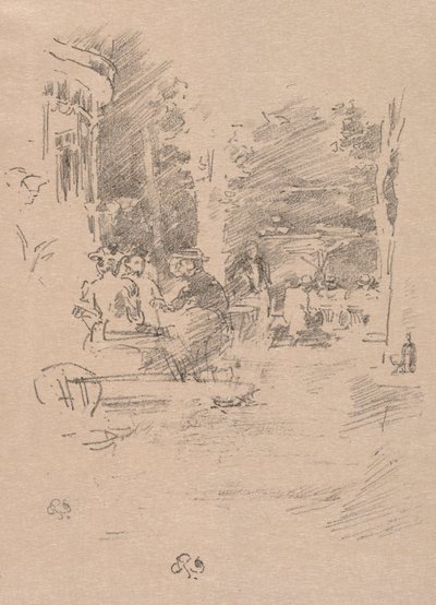Het kleine café au Bois, 1894 door James Abbott McNeill Whistler