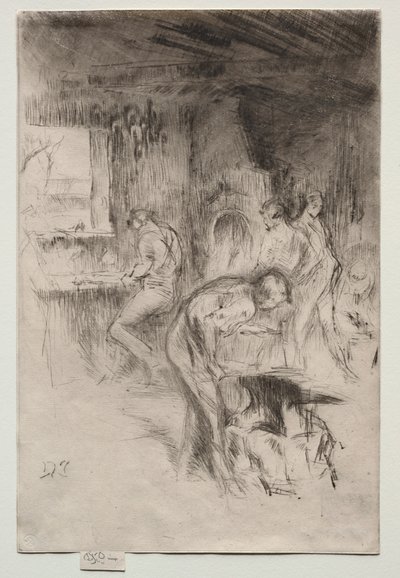 De kleine smederij door James Abbott McNeill Whistler