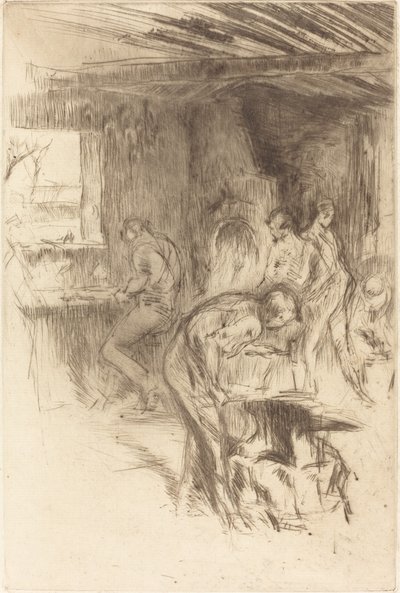 De Kleine Smederij, 1875 door James Abbott McNeill Whistler