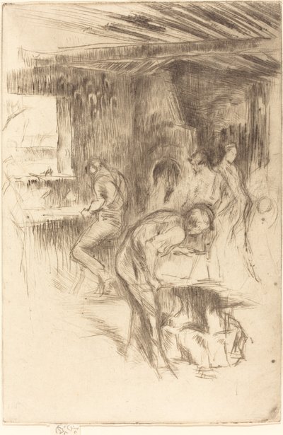 De Kleine Smidse, 1875 door James Abbott McNeill Whistler
