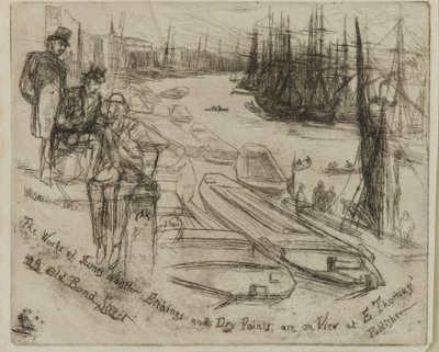 Het Kleine Zwembad, 1861 door James Abbott McNeill Whistler