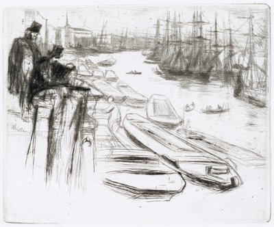 Het Kleine Poeltje, Nr.1 door James Abbott McNeill Whistler